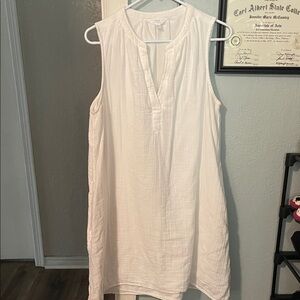 Time and Tru Sleeveless White Dress